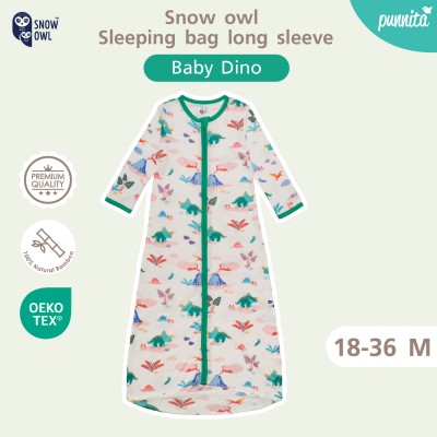 New Collection!! SNOW OWL Sleeping Bag ถุงนอนนุ่มๆ สำหรับเด็ก 18-36 M - Baby Dino